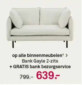 Karwei op alle binnenmeubelen Bank Gayle 2-zits aanbieding