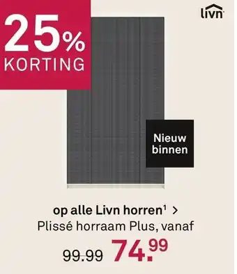 Karwei op alle Livn horren' > Plissé horraam Plus, vanaf aanbieding