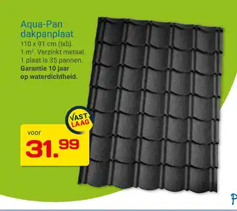 Kluswijs Aqua-Pan dakpanplaat aanbieding