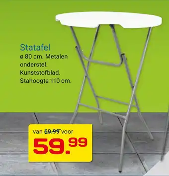 Kluswijs Statafel aanbieding