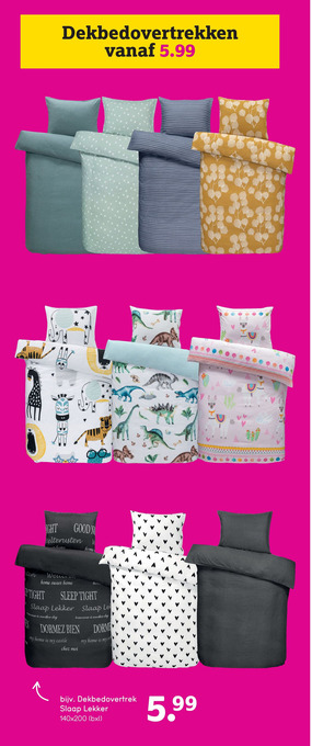 Leen Bakker Dekbedovertrekken aanbieding