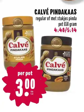 MCD Supermarkt Calvé Pindakaas aanbieding