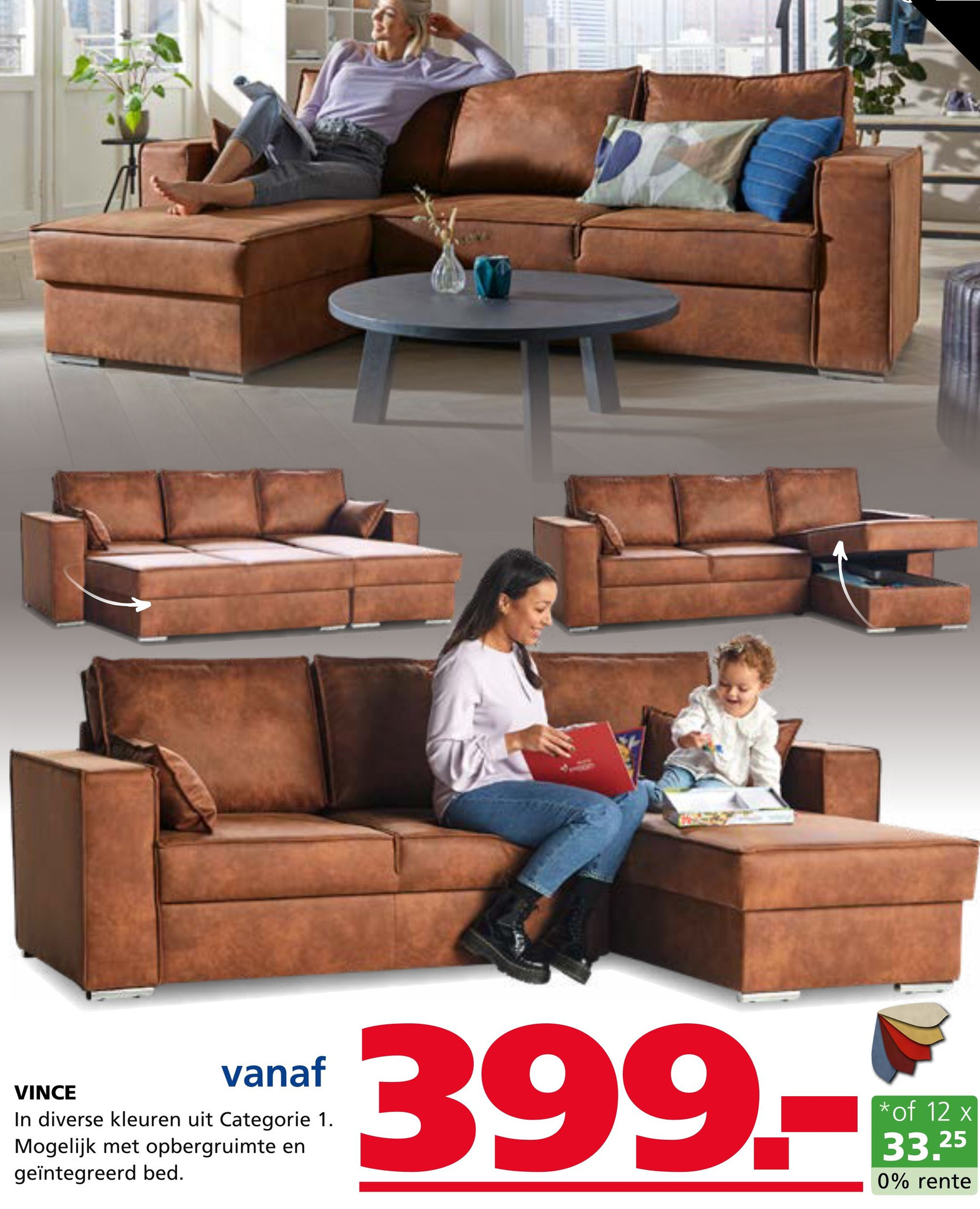 Vince aanbieding bij Seats and Sofas