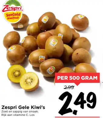 Vomar Voordeelmarkt Zespri gele kiwi's aanbieding