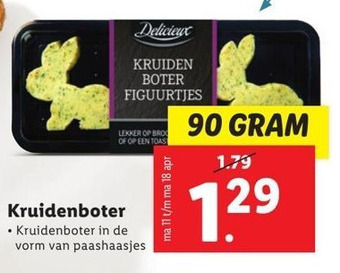 Lidl Kruidenboter aanbieding