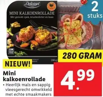 Lidl Mini kalkoenrollade aanbieding