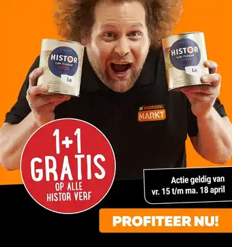 De voordeelmarkt Histor Verf aanbieding