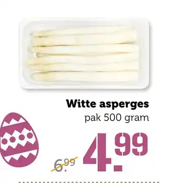 Coop Witte asperges aanbieding