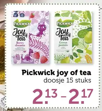 Coop Pickwick joy of tea aanbieding