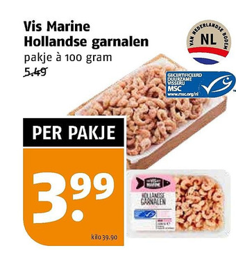 Poiesz Vis Marine Hollandse garnalen aanbieding