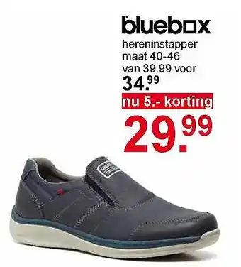 Scapino Bluebox hereninstapper aanbieding