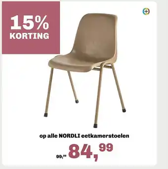 Trendhopper Op Alle Nordli Eetkamerstoelen 15% Korting aanbieding