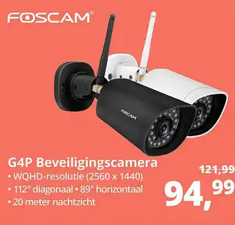 Paradigit FOSCAM G4P Beveiligingscamera aanbieding