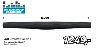 Obbink Bowers & Wilkins Formation Bar Uk/Ec Smart Soundbar aanbieding