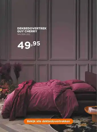 TotaalBED Dekbedovertrek Guy Cherry aanbieding