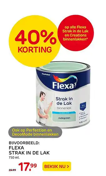 Praxis Flexa Strak In De Lak 40% Korting 750ml aanbieding