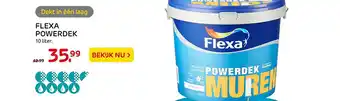 Praxis Flexa Powerdek 10 liter aanbieding