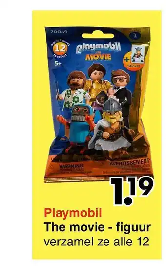 Wibra Playmobil The Movie - Figuur aanbieding