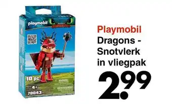 Wibra Playmobil - Dragons - Snotvlerk aanbieding