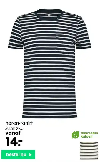 HEMA Heren-t-shirt aanbieding