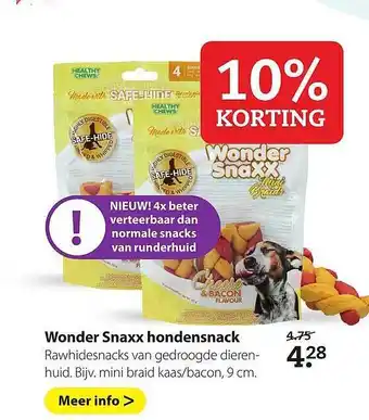 Boerenbond Wonder Snaxx Hondensnack 10% Korting aanbieding