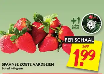 Dekamarkt Spaanse zoete aardbeien 400g aanbieding