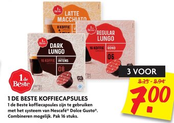 Dekamarkt 1 de Beste koffiecapsules 16 capsules aanbieding