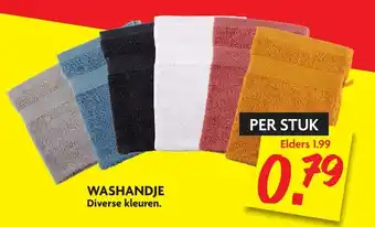 Dekamarkt Washandje aanbieding