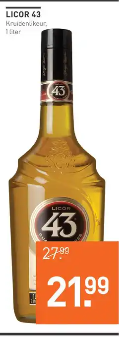 Gall & Gall Licor 43 100CL Overig 1liter aanbieding