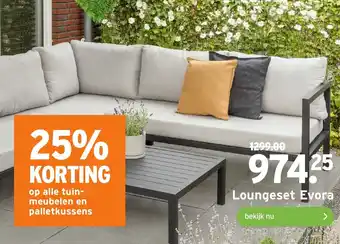 GAMMA Loungeset evora aanbieding