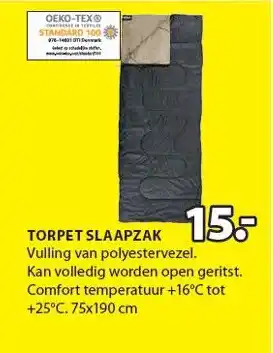 Jysk Torpet Slaapzak aanbieding