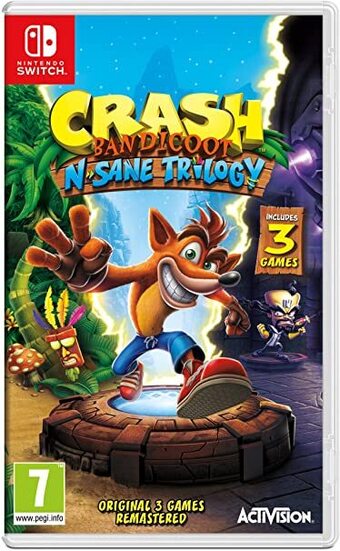Amazon Crash Bandicoot N. Sane Trilogy (Nintendo Switch) aanbieding