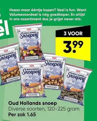 Big Bazar Oud Hollands Snoep aanbieding