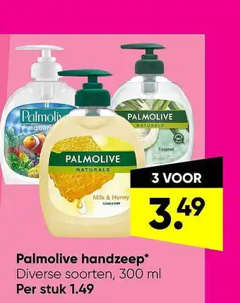 Big Bazar Palmolive Handzeep aanbieding