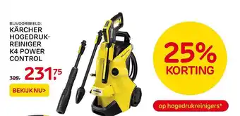 Praxis Kärcher Hogedrukreiniger K4 Power Control 25% Korting aanbieding