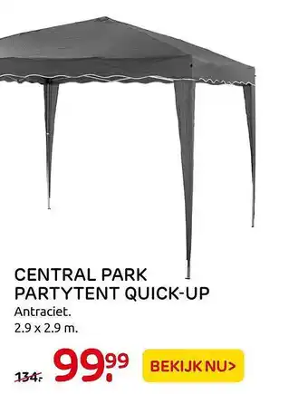 Praxis Central Park Partytent Quick-Up aanbieding