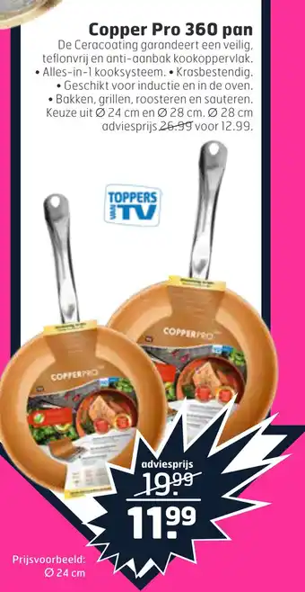 Trekpleister Copper Pro 360 pan aanbieding