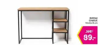 Xenos Bureau Charlie 110x50x76 Cm aanbieding