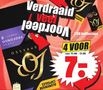 Dirk L'Or Koffiecups 10 stuks aanbieding