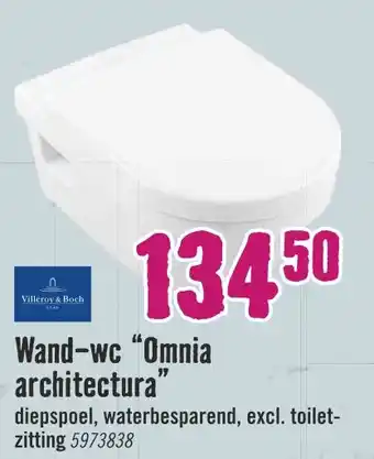 Hornbach Wand-wc "Omnia architectura' 19 aanbieding