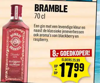 Dirck 3 Bombay bramble gin 70 cl aanbieding