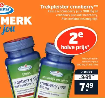 Trekpleister Trekpleister cranberry aanbieding