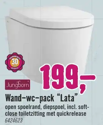 Hornbach Wand-wc-pack "lata" aanbieding