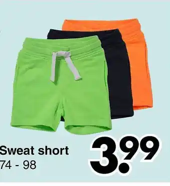 Wibra Sweat short aanbieding