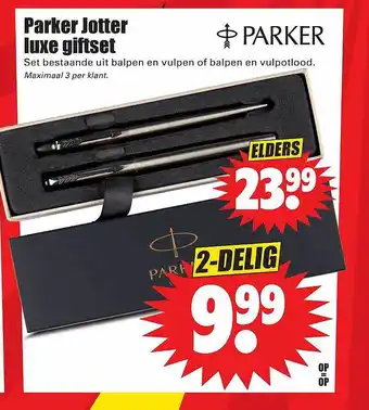 Dirk Parker luxe giftset aanbieding