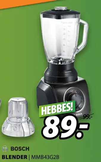 Expert Bosch Blender | MMB43G2B aanbieding