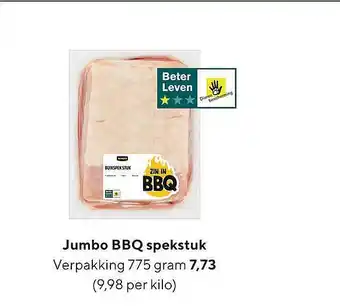 Jumbo Jumbo bbq spekstuk 775 gram aanbieding