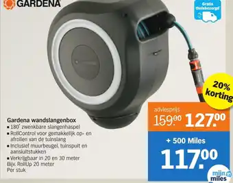 Albert Heijn Gardena wandslangenbox aanbieding