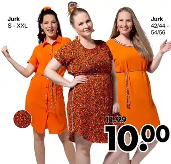 Wibra Dames jurk 42/44-54/56 - S-XXL aanbieding