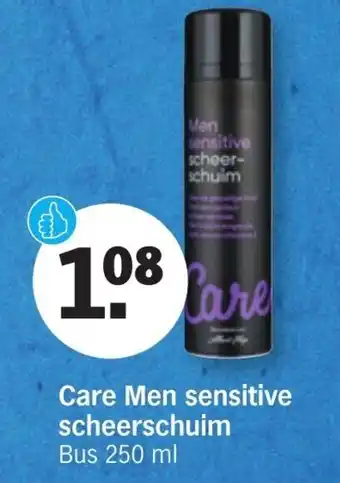 Albert Heijn Care men sensitive scheerschium 250 ml aanbieding